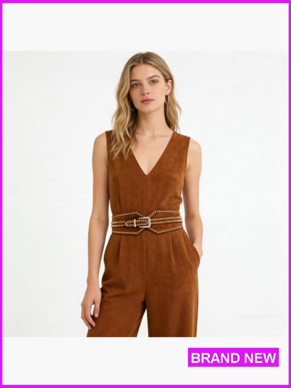 Chunky Stretchy Elastic Belt Retro Vintage Cinch Girdle Waistband Adjustable Fit - Picture 7 of 7